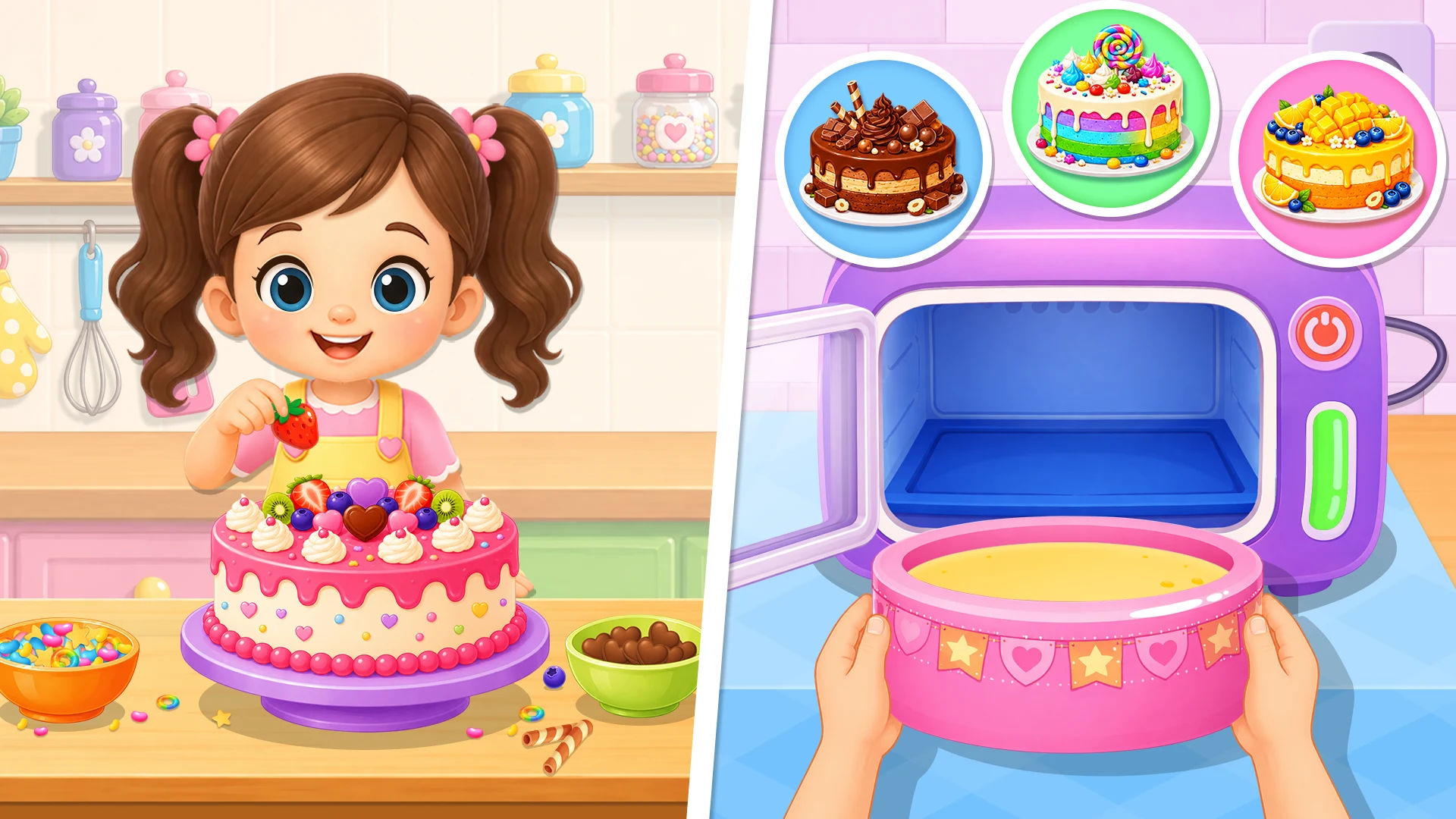 Kitchen Set Kids Cooking Games screenshot