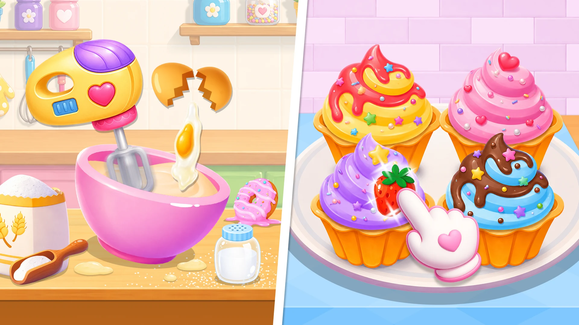 Kitchen Set Kids Cooking Games screenshot