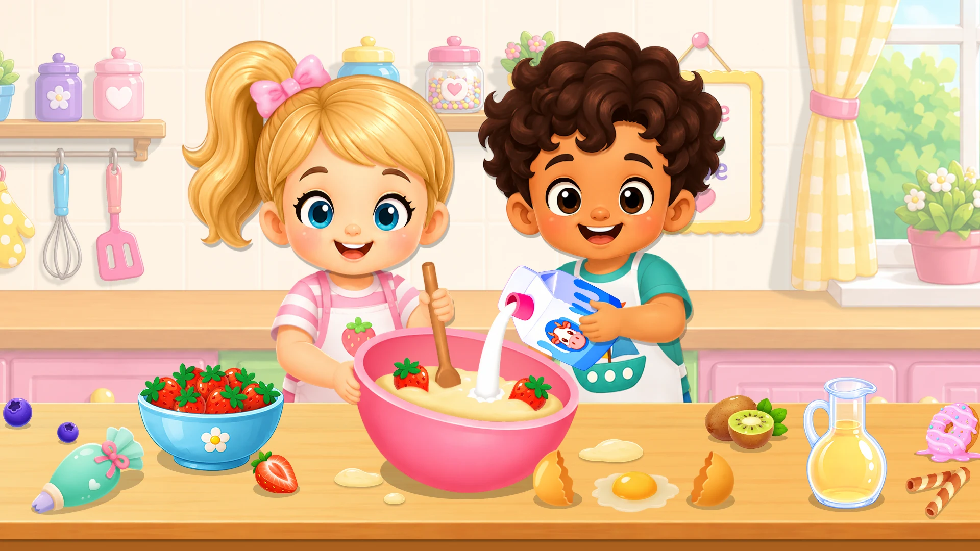 Kitchen Set Kids Cooking Games screenshot